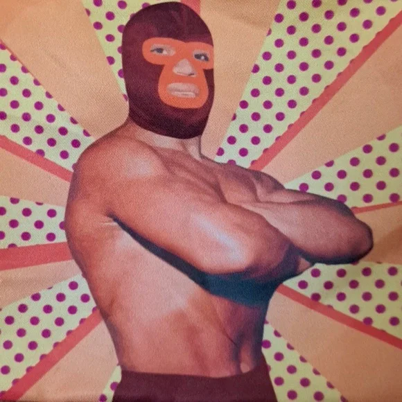 LUCHADOR Pouch Orange Bag - Picture 3 of 10